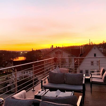 Doppelzimmer Mit Neckarblick Nurtingen Bagian luar foto